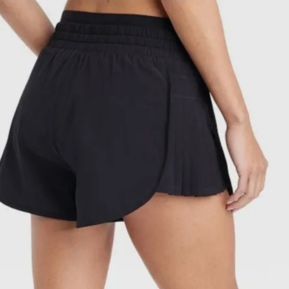 Women's High-Rise Pleated Side Shorts 2.5" - JoyLab Black XXL - Picture 2 of 12